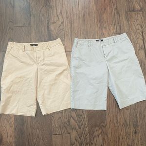 2 Mossimo Bermuda Shorts